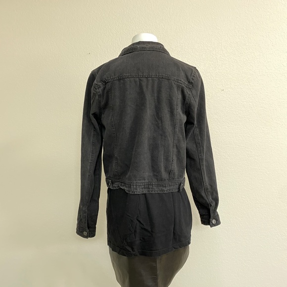 Highway Trucker Distressed Jean Jacket Size Large - Picture 9 of 11